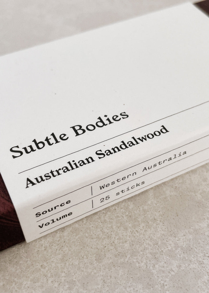 Subtle Bodies Sandalwood Incense