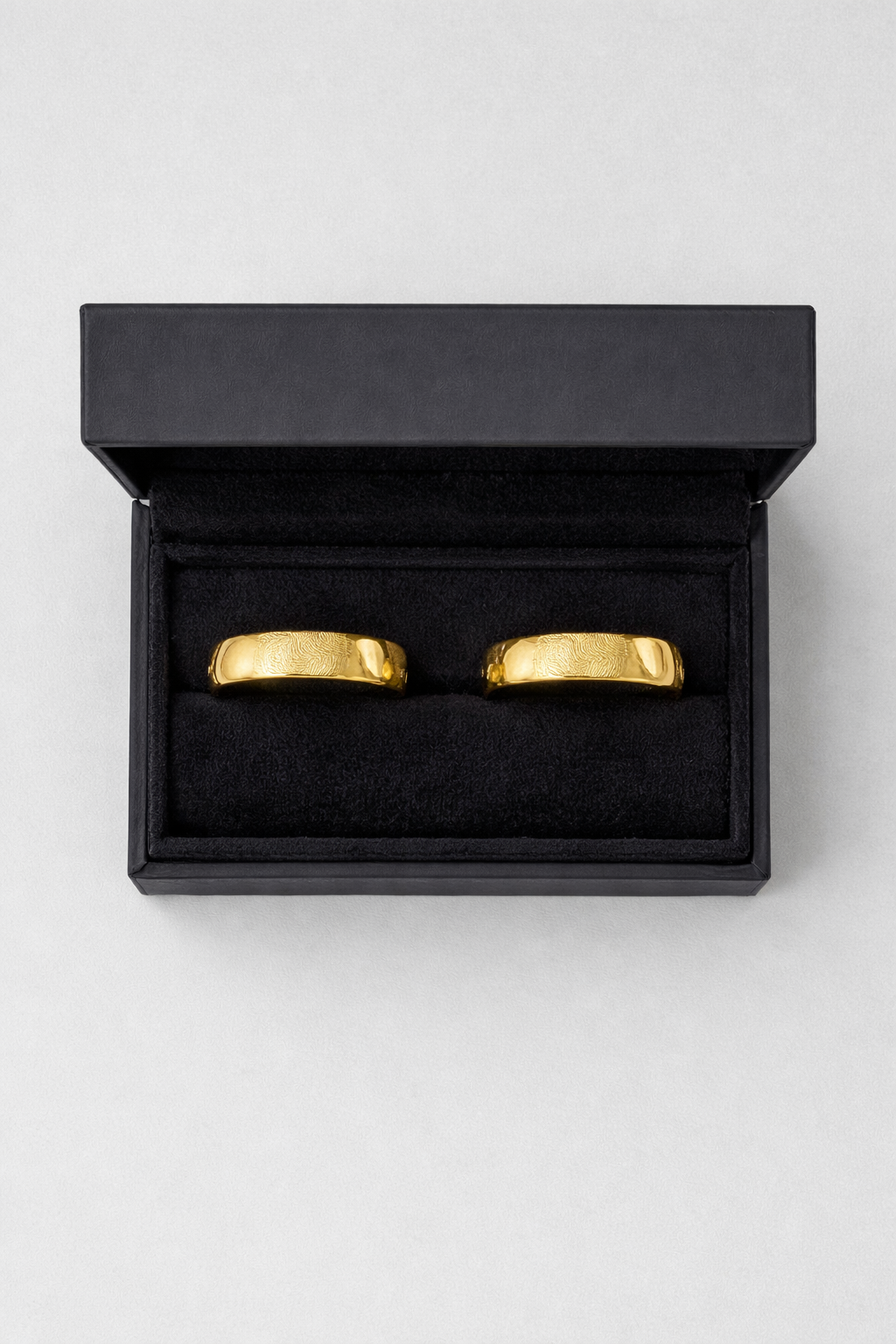 Wedding Band Fingerprint Ring