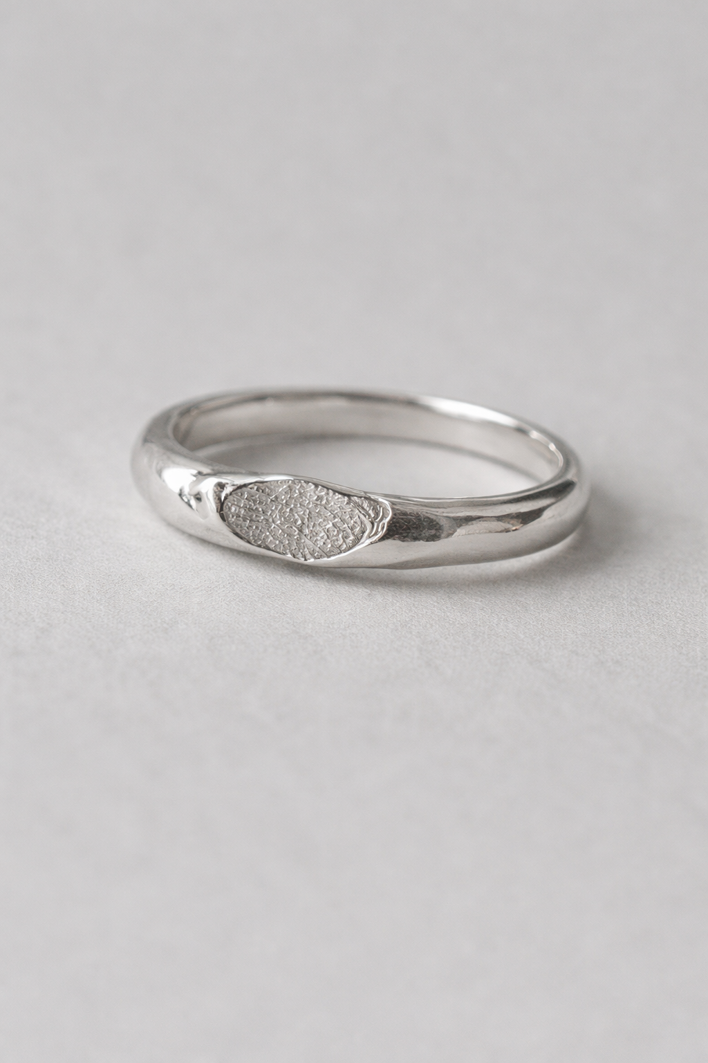 Wedding Band Fingerprint Ring