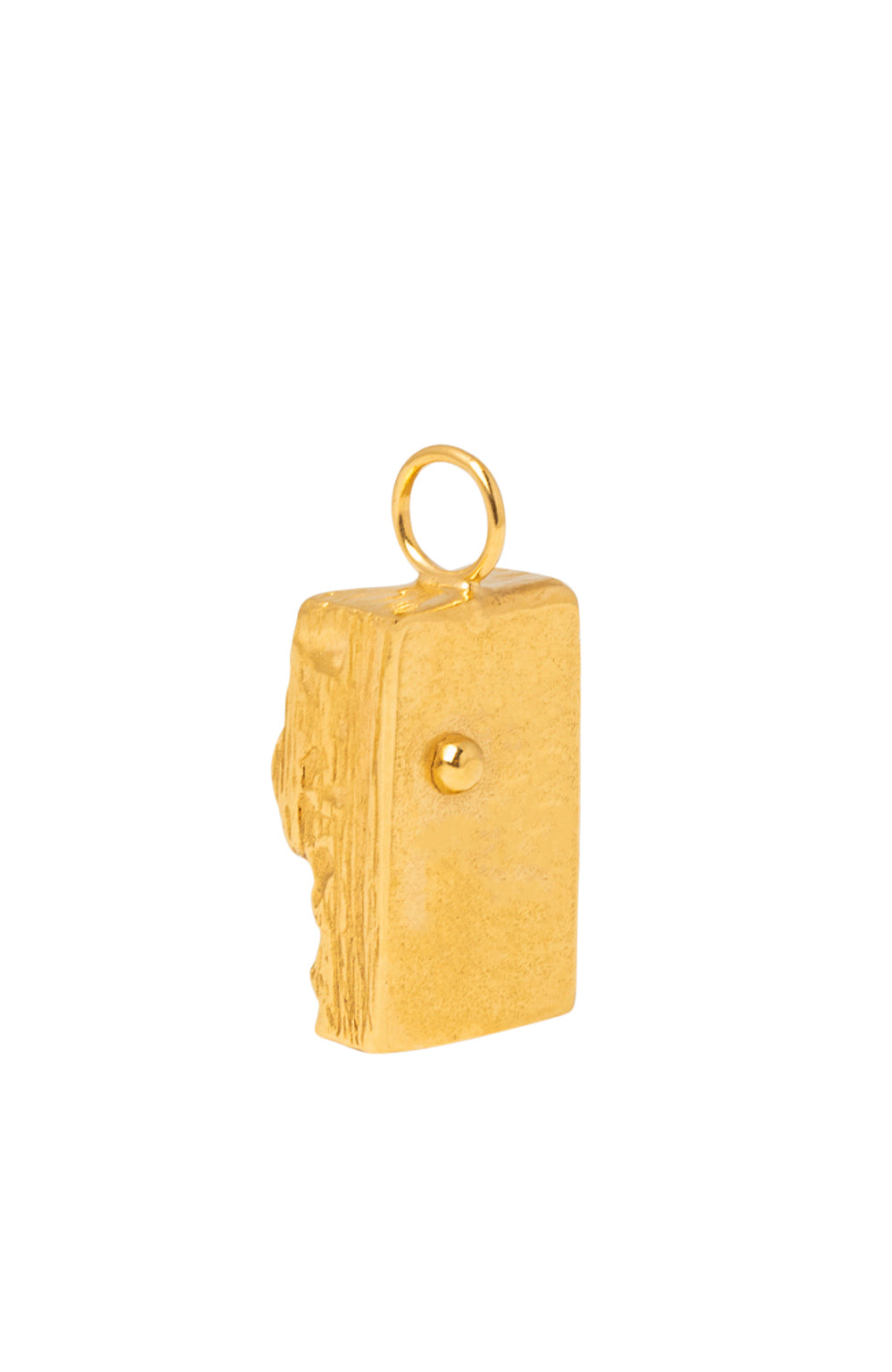 braille alphabet letter necklace released from love gold A