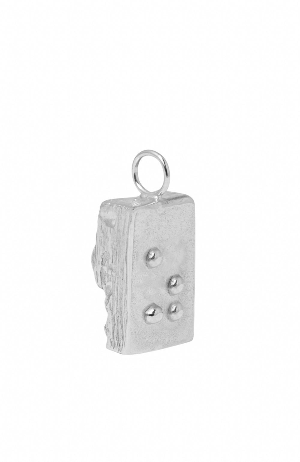 braille alphabet letter necklace released from love gold Z silver