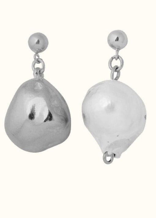Baroque & Cast Pearl Drop Earrings
