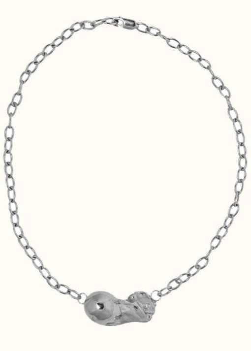 Cast Baroque Pearl Choker