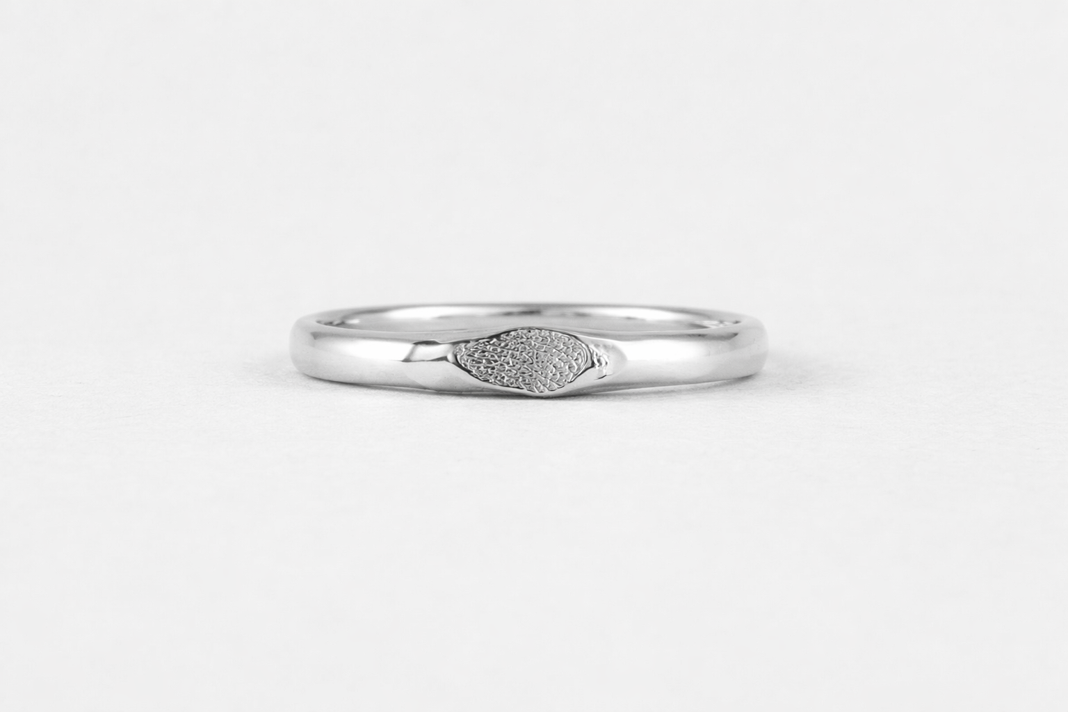 Wedding Band Fingerprint Ring